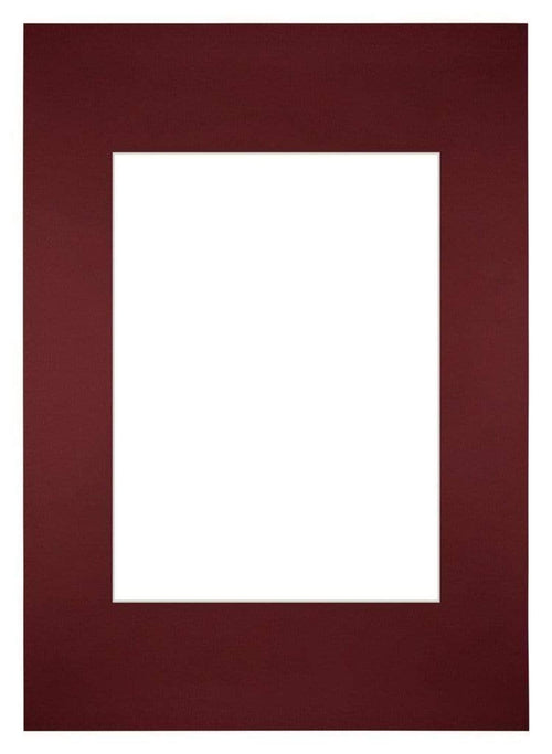 Passe Partout 20x28cm Carton Wine Red Edge Straight Front | Yourdecoration.com