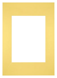 Passe Partout 20x28cm Carton Yellow Edge Straight Front | Yourdecoration.com