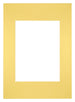 Passe Partout 20x28cm Carton Yellow Edge Straight Front | Yourdecoration.com