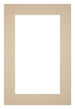 Passe Partout 20x30cm Carton Beige Edge 5cm Straight Front | Yourdecoration.com