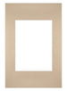 Passe Partout 20x30cm Carton Beige Edge Straight Front | Yourdecoration.com