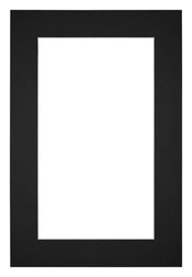 Passe Partout 20x30cm Carton Black Edge 5cm Straight Front | Yourdecoration.com