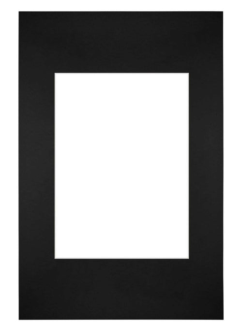 Passe Partout 20x30cm Carton Black Edge Straight Front | Yourdecoration.com