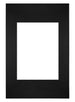 Passe Partout 20x30cm Carton Black Edge Straight Front | Yourdecoration.com