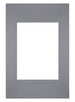 Passe Partout 20x30cm Carton Gray Edge Straight Front | Yourdecoration.com