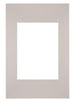 Passe Partout 20x30cm Carton Gray Gray Edge Straight Front | Yourdecoration.com