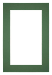 Passe Partout 20x30cm Carton Green Forest Edge 5cm Straight Front | Yourdecoration.com