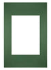 Passe Partout 20x30cm Carton Green Forest Edge Straight Front | Yourdecoration.com