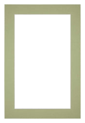 Passe Partout 20x30cm Carton Mint Green Edge 4cm Straight Front | Yourdecoration.com