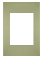 Passe Partout 20x30cm Carton Mint Green Edge Straight Front | Yourdecoration.com