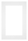 Passe Partout 20x30cm Carton White Edge 5cm Straight Front | Yourdecoration.com