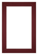 Passe Partout 20x30cm Carton Wine Red Edge 4cm Straight Front | Yourdecoration.com