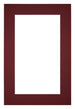 Passe Partout 20x30cm Carton Wine Red Edge 5cm Straight Front | Yourdecoration.com