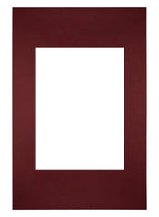 Passe Partout 20x30cm Carton Wine Red Edge Straight Front | Yourdecoration.com