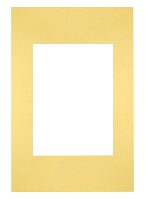 Passe Partout 20x30cm Carton Yellow Edge Straight Front | Yourdecoration.com