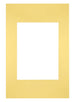 Passe Partout 20x30cm Carton Yellow Edge Straight Front | Yourdecoration.com