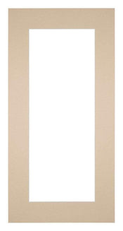 Passe Partout 20x40cm Carton Beige Edge 6cm Straight Front | Yourdecoration.com