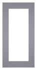 Passe Partout 20x40cm Carton Gray Edge 6cm Straight Front | Yourdecoration.com