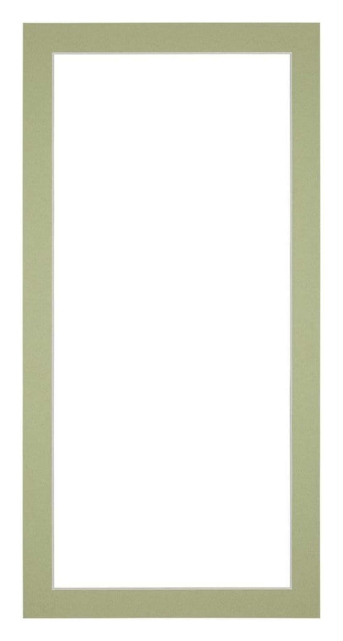 Passe Partout 20x40cm Carton Mint Green Edge 3cm Straight Front | Yourdecoration.com