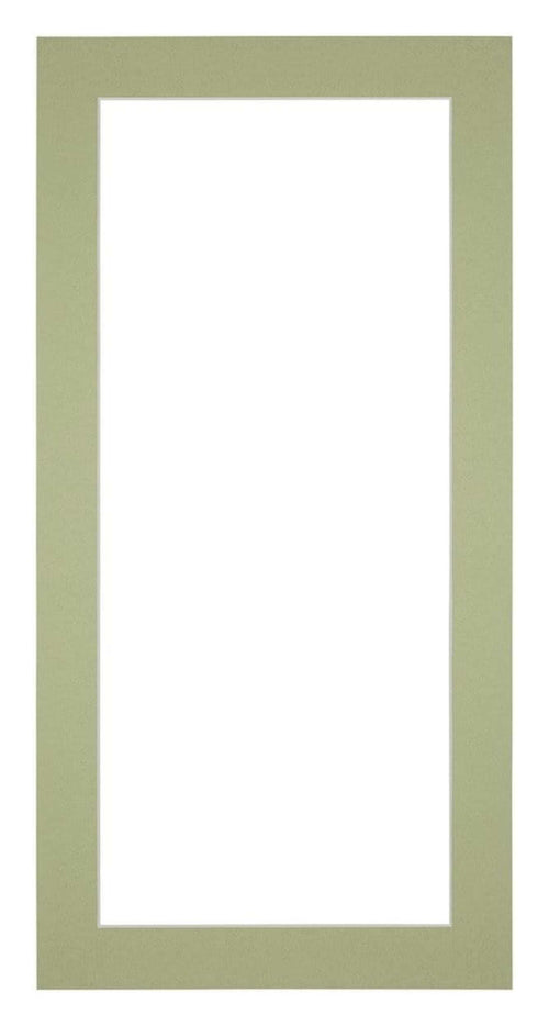 Passe Partout 20x40cm Carton Mint Green Edge 4cm Straight Front | Yourdecoration.com