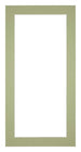 Passe Partout 20x40cm Carton Mint Green Edge 4cm Straight Front | Yourdecoration.com