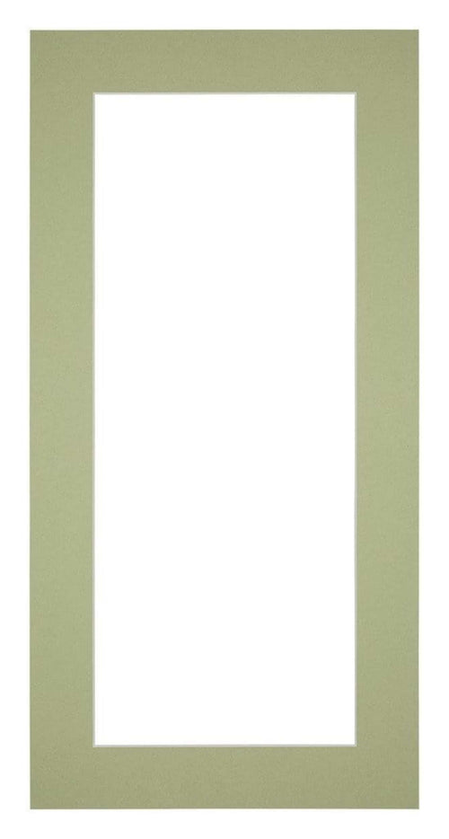 Passe Partout 20x40cm Carton Mint Green Edge 5cm Straight Front | Yourdecoration.com