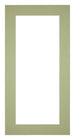 Passe Partout 20x40cm Carton Mint Green Edge 5cm Straight Front | Yourdecoration.com