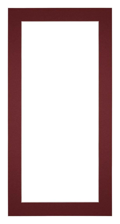 Passe Partout 20x40cm Carton Wine Red Edge 4cm Straight Front | Yourdecoration.com