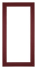 Passe Partout 20x40cm Carton Wine Red Edge 4cm Straight Front | Yourdecoration.com