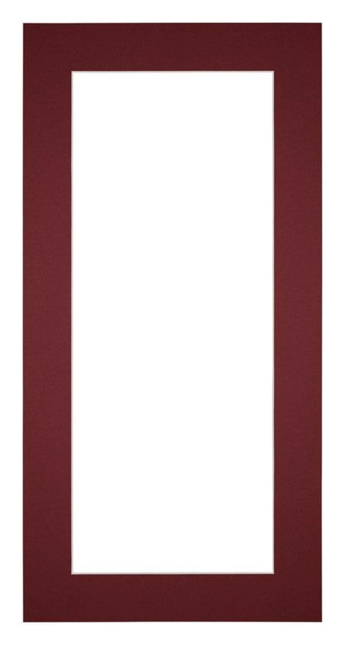 Passe Partout 20x40cm Carton Wine Red Edge 5cm Straight Front | Yourdecoration.com