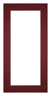 Passe Partout 20x40cm Carton Wine Red Edge 5cm Straight Front | Yourdecoration.com