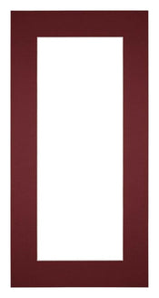 Passe Partout 20x40cm Carton Wine Red Edge 6cm Straight Front | Yourdecoration.com