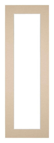 Passe Partout 20x60cm Carton Beige Edge 4cm Straight Front | Yourdecoration.com