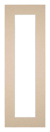 Passe Partout 20x60cm Carton Beige Edge 5cm Straight Front | Yourdecoration.com