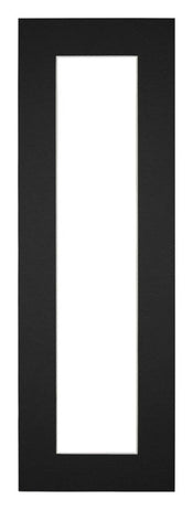 Passe Partout 20x60cm Carton Black Edge 5cm Straight Front | Yourdecoration.com