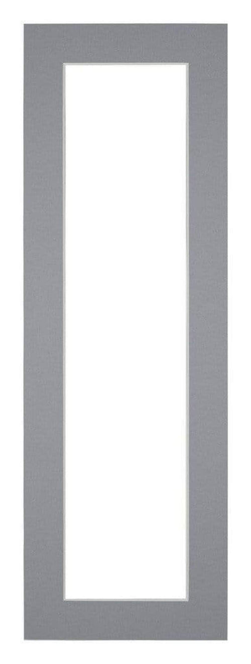 Passe Partout 20x60cm Carton Gray Edge 4cm Straight Front | Yourdecoration.com