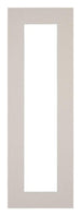 Passe Partout 20x60cm Carton Gray Gray Edge 5cm Straight Front | Yourdecoration.com