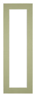 Passe Partout 20x60cm Carton Mint Green Edge 4cm Straight Front | Yourdecoration.com