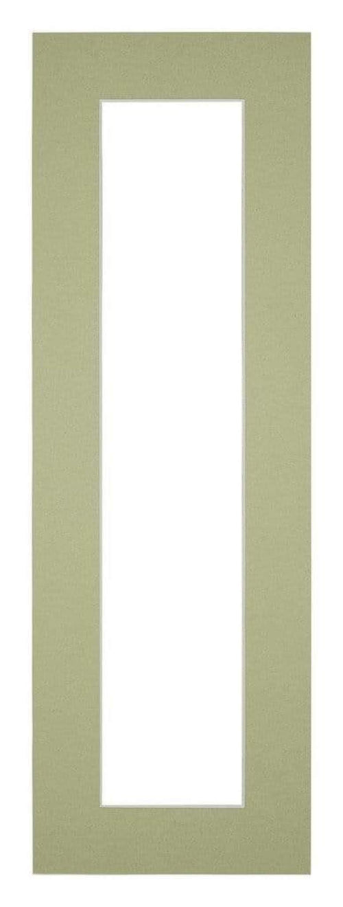 Passe Partout 20x60cm Carton Mint Green Edge 5cm Straight Front | Yourdecoration.com