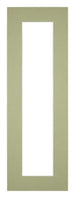 Passe Partout 20x60cm Carton Mint Green Edge 5cm Straight Front | Yourdecoration.com