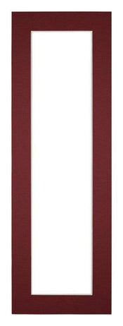 Passe Partout 20x60cm Carton Wine Red Edge 4cm Straight Front | Yourdecoration.com