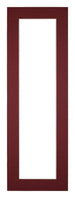 Passe Partout 20x60cm Carton Wine Red Edge 4cm Straight Front | Yourdecoration.com