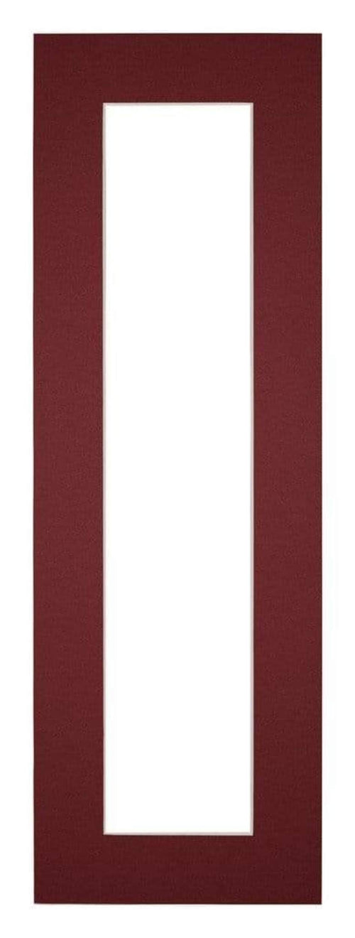 Passe Partout 20x60cm Carton Wine Red Edge 5cm Straight Front | Yourdecoration.com