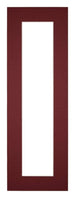 Passe Partout 20x60cm Carton Wine Red Edge 5cm Straight Front | Yourdecoration.com