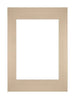 Passe Partout 21x297cm A4/A5 Carton Beige Edge Straight Front | Yourdecoration.com