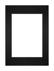 Passe Partout 21x297cm A4/A5 Carton Black Edge Straight Front | Yourdecoration.com