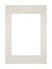 Passe Partout 21x297cm A4/A5 Carton Light Gray Edge Straight Front | Yourdecoration.com