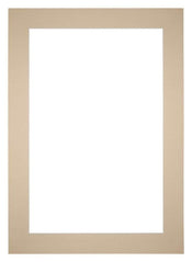 Passe Partout 21x297cm A4 Carton Beige Edge 6cm Straight Front | Yourdecoration.com