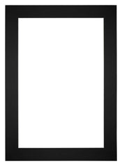 Passe Partout 21x297cm A4 Carton Black Edge 6cm Straight Front | Yourdecoration.com