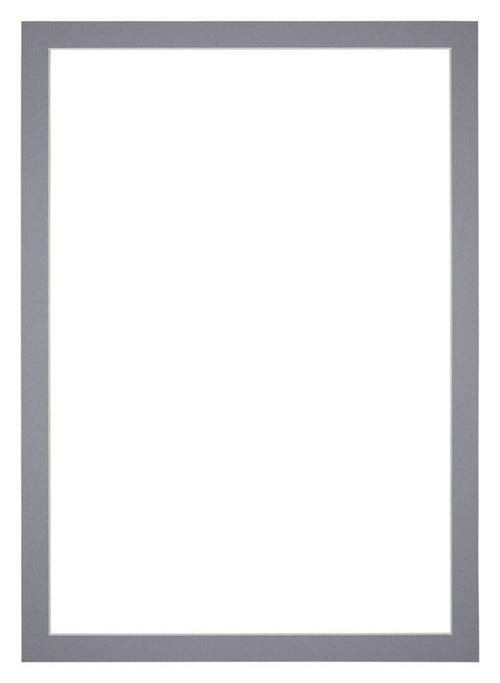 Passe Partout 21x297cm A4 Carton Gray Edge 3cm Straight Front | Yourdecoration.com